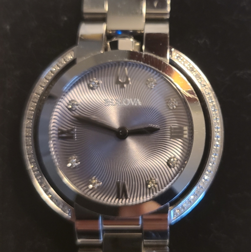 🎀❣ Ladies  BULOVA  Rubaiyat Diamond Watch🎀❣